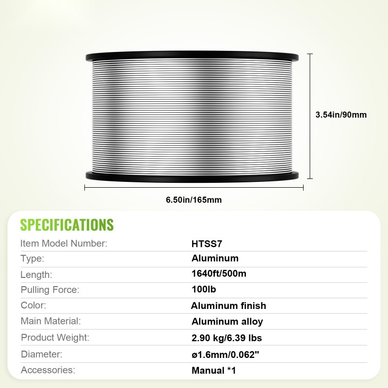 Sähköaidan alumiinilanka alumiiniseoksesta 1,6 millimetriä viisisataa metriä kelalla naudoille ja hevosille