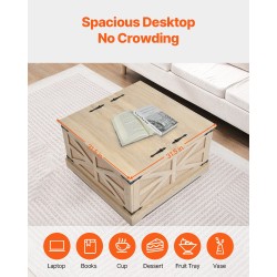 Sohvapöytä suorakulmainen PE-rottinkinen MDF-kannella kaksitasoinen säilytystilalla 80 cm