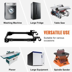 Säädettävä siirtoalusta Q235-hiiliteräs 680 kg kantavuus 457–673 x 609–801 mm