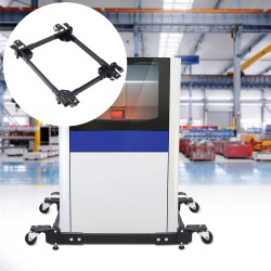 Siirrettävä teräsalusta säädettävä 508–711×622–850 mm 680 kg 4 lukittavaa kääntöpyörää