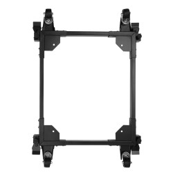 Siirrettävä teräsalusta säädettävä 508–711×622–850 mm 680 kg 4 lukittavaa kääntöpyörää