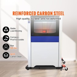 Säädettävä siirtoalusta Q235-hiiliteräs 226,8 kg kantavuus 304–914 mm