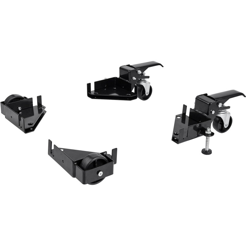 Siirrettävä raskas alusta Q235-hiiliteräs 181,4 kg kantavuus lukittavat pyörät puuntyöstöön