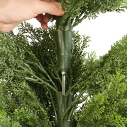 Keinotekoiset tuijapuut 2 kpl 1219 mm sementtipohjalla sisä ja ulkokäyttöön