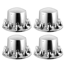 Puoliperävaunun vetoauton taka-akselin suojasarja ABS-muovi kirkashopea 10-reikäisille