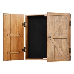 Massiivipuinen tikkataulukaappi virallinen 18 tuumainen karvatikkataululle pisteytystaulu ja tarvikkeet