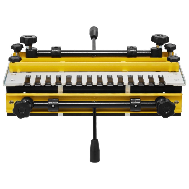 Päätyliitosjigi valettua alumiinia 30,5 cm työstöleveydellä 12,7 mm sabluunalla