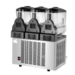 Jääjuomakone ruostumatonta terästä kolmella 12 litran säiliöllä ravintoloihin kahviloihin baareihin