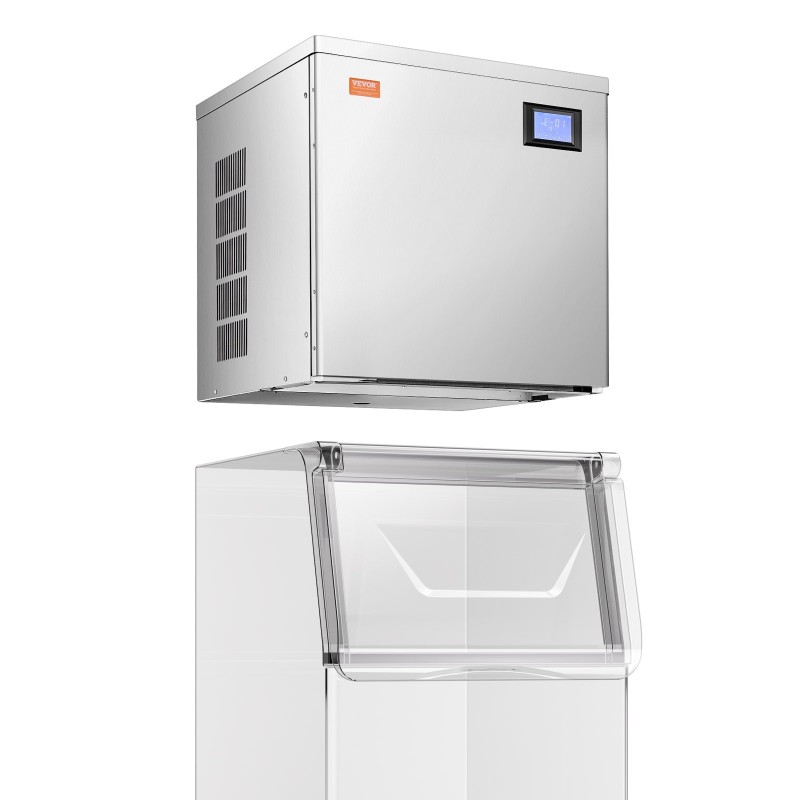 Jääpalakone pääyksikkö ruostumaton teräs 550 lbs/vrk 156 muottia ammattikäyttöön