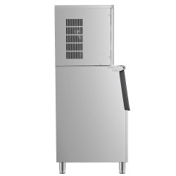 Jääpalakone ruostumaton teräs PE muovi 360 paunaa vuorokaudessa 250 paunaa säiliö ravintolaan