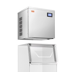 Jääpalakoneen pääyksikkö ruostumatonta terästä noin 204 kilogrammaa vuorokaudessa 22 tuumaa modulaarinen ammattikäyttöön