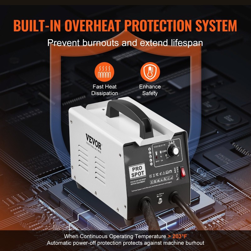 Pistehitsauslaite 1800 W automaatti ja manuaali 7 toimintoa peltilommoille teräkselle ja raudalle