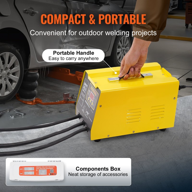 Pistohitsauslaite alumiinille 300W lommojen oikaisuun manuaali ja automaattinen kuumailmapuhaltimella