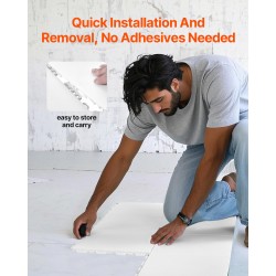 Kuivatilajääkiekkolaatat PP-muovi 315 x 315 mm 8 kpl harjoitteluun harmaa valkoinen