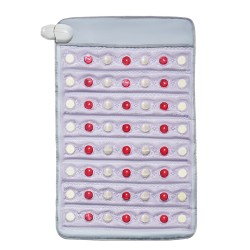 Lämmitysalusta kaukoinfrapunalämmitteinen punaisella fotonivalolla ametisti, jade ja turmaliinikivillä 820 x 520 mm