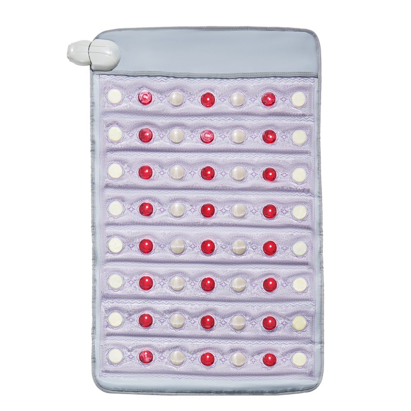 Lämmitysalusta kaukoinfrapunalämmitteinen punaisella fotonivalolla ametisti, jade ja turmaliinikivillä 820 x 520 mm