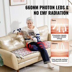 Ametistilämpöalusta 1530x615 mm jade turmaliini kauko-infrapuna 660nm punavalo negatiiviset ionit