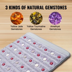 Ametistilämpöalusta 1530x615 mm jade turmaliini kauko-infrapuna 660nm punavalo negatiiviset ionit