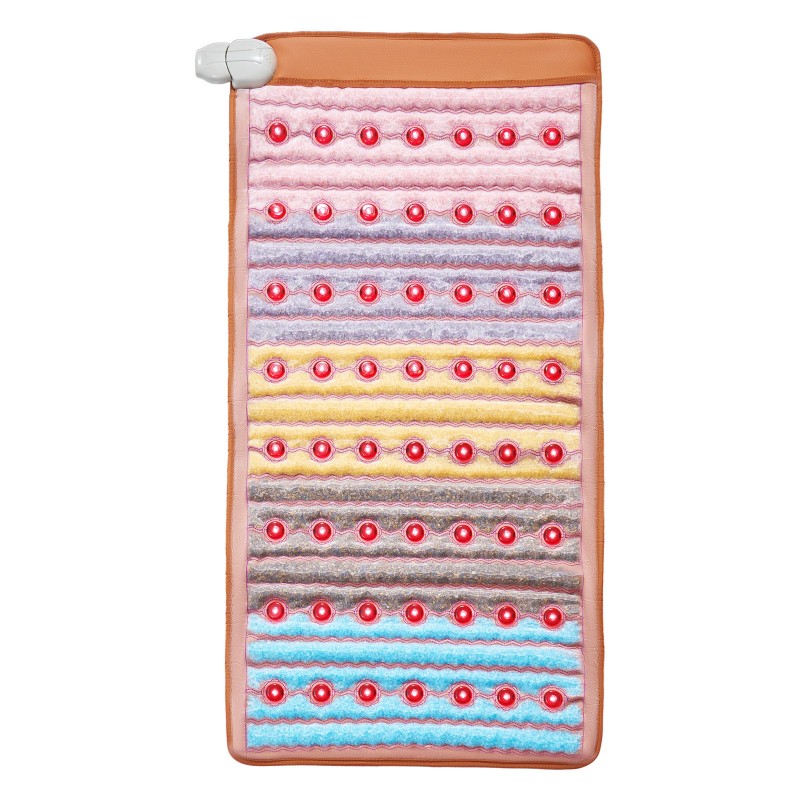 Kaukoinfrapunalämpömatto 104×51 cm 5 jalokiveä 660 nanometrin punavalo