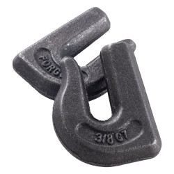 Hitsattava koukku traktorin kauhaan G70-lujuusteräs 9,52 mm 6 kpl