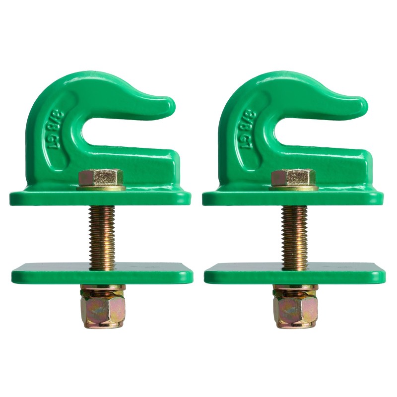 Kauhahakaset G70-korkealujuusteräksestä 9,52 mm ketjuille 2 kpl pultattava taustalevyllä traktoreihin