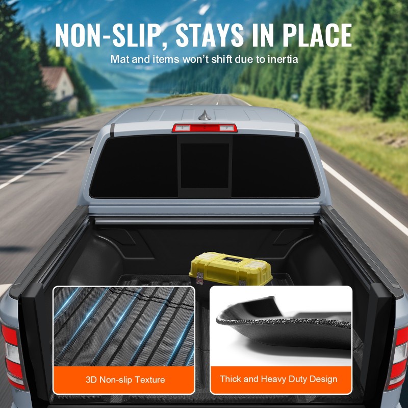 Kuorma-auton lavamatto TPE-materiaali 5 jalan lavalle Nissan Frontier 2022–2024