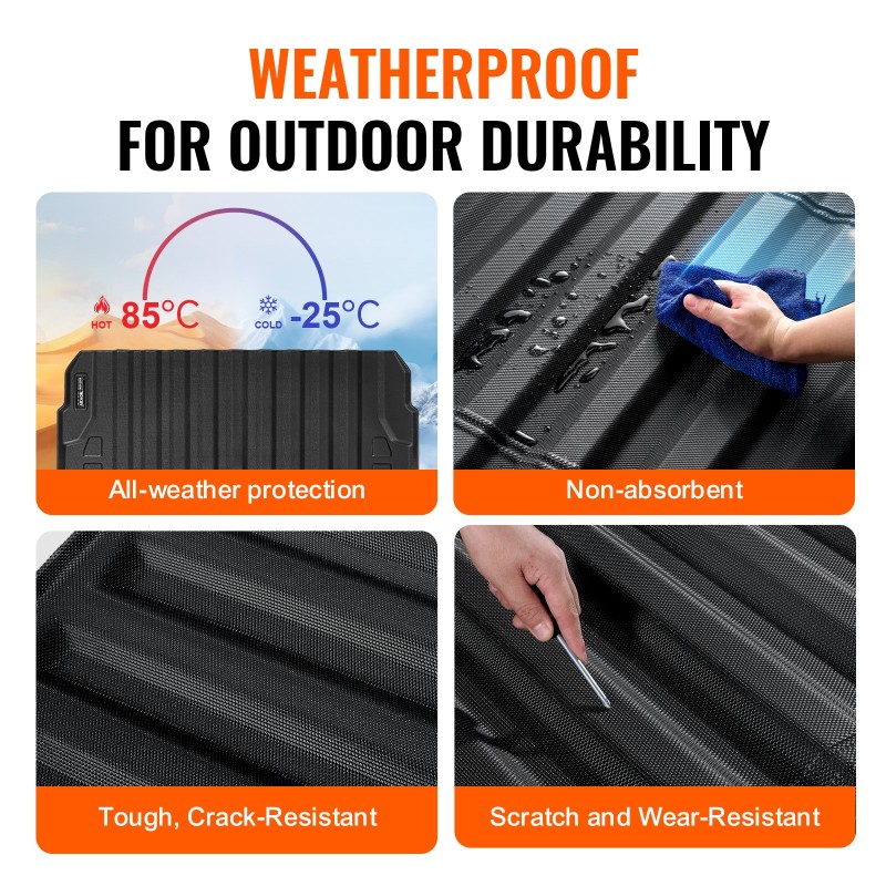 Lavamatto TPE-materiaalia 5FT-lavalle yhteensopiva 2023–2024 Chevrolet Colorado ja GMC Canyon