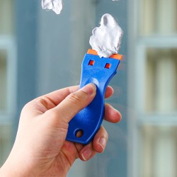 Muovinen kaavinsarja 2 kpl 122 muoviterää tarroille ja liimalle