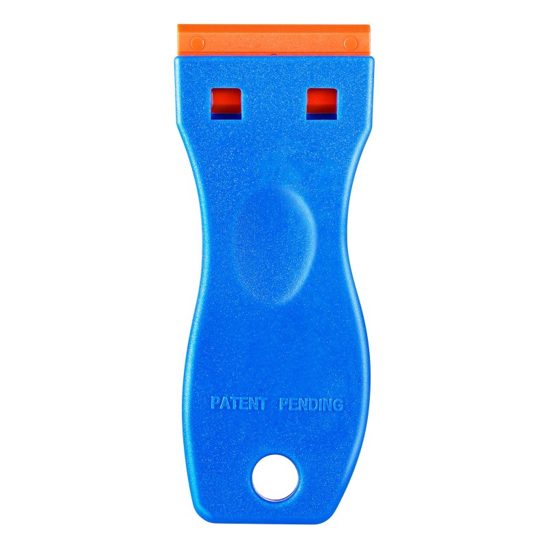 Muovinen kaavinsarja 2 kpl 122 muoviterää tarroille ja liimalle