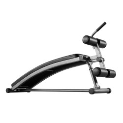 Vatsalihaspenkki hiiliteräsrunko 272 kg 6-portainen korkeussäätö kaareva selkänoja käänteinen kahva