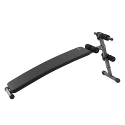 Vatsalihaspenkki taitettava teräsrunko 5 korkeussäätöä säädettävä jalkatuki 226 kg