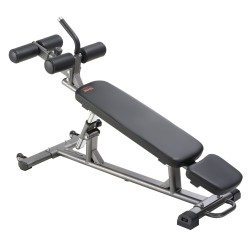 Monikäyttöinen kotikuntopenkki hiiliteräsrunko 4 portainen korkeussäätö säädettävä jalkatuki 453 kg kantavuus