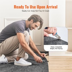 Liukuestematto polyesterihuopa lateksipohja 1,52 m² 6 mm