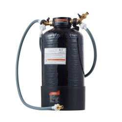 Deionisoitu veden järjestelmä autonpesuun 13 litran lasikuitusäiliö käsikäyttöisellä vedenlaatumittarilla kaksitoimisella