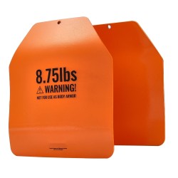 Painolevypari teräs 8.75 LB kaareva ergonominen 295x248x8 mm