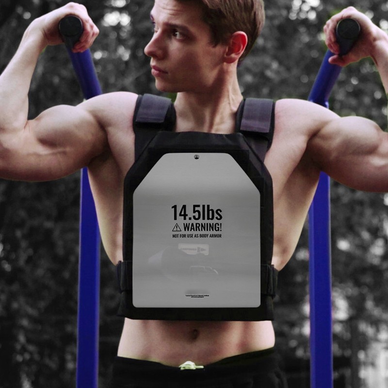 Painolevyt 2 kpl 14,5 paunaa teräs kolmiulotteinen kaareva muoto painoliiviin