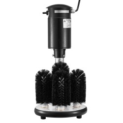 Lasinpesukone sähkökäyttöinen 5-harjainen 1200 lasia tunnissa kompakti ruostumaton teräs