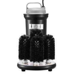 Sähköinen lasinpesukone ruostumaton teräs 5 harjaa 1200 lasia tunnissa 50–70 mm laseille