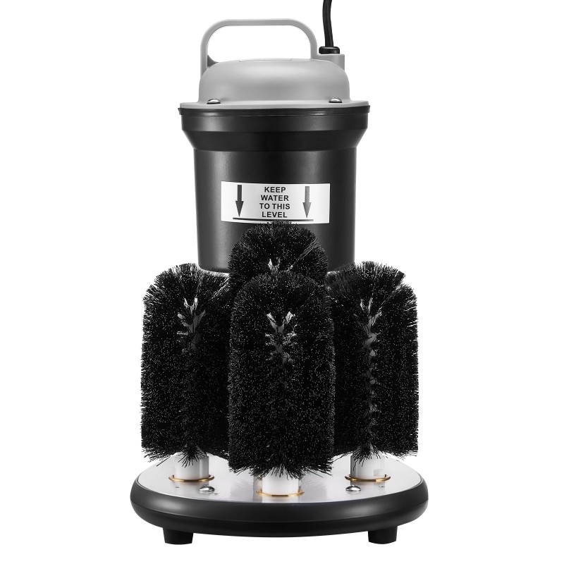 Sähköinen lasinpesukone ruostumaton teräs 5 harjaa 1200 lasia tunnissa 50–70 mm laseille