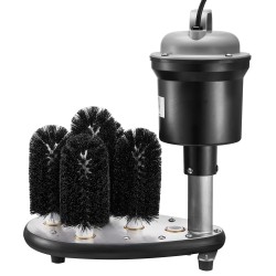 Sähköinen lasinpesukone ruostumaton teräs 5 harjaa 1200 lasia tunnissa 50–70 mm laseille