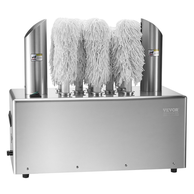 Sähköinen lasinkiillotuskone 8-harjainen 660 kuppia tunnissa lämminilmakuivauksella ammattikeittiöön