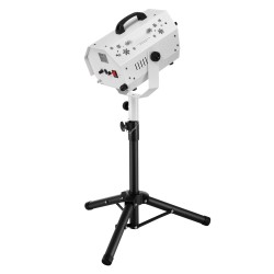 Lumiefektikone 1200 watin teräsrunko korkeussäädettävä jalusta langaton kaukosäädin