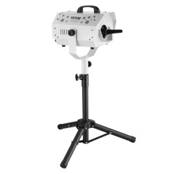 Lumiefektikone 1200 watin teräsrunko korkeussäädettävä jalusta langaton kaukosäädin