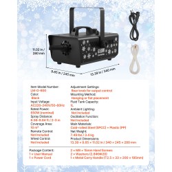 Keinolumikone 650W teräs ja muovi 1 l säiliö ripustettava ja kannettava