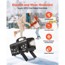 Lumikone 1500W 5L säiliö, ripustettava ja käsikäyttöinen, langaton kaukosäädin sisä- ja ulkokäyttöön