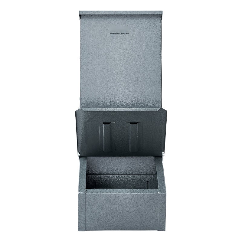 Sikasyöttölaite galvanoidusta teräksestä 2,2 busselin tilavuudella 5 sian ruokintaan