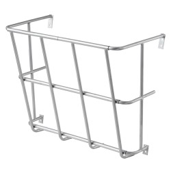 Heinäteline seinäkiinnitteinen hiiliteräksinen 18,5 gallonan kapasiteetilla vuohille hevosille ja lampaille