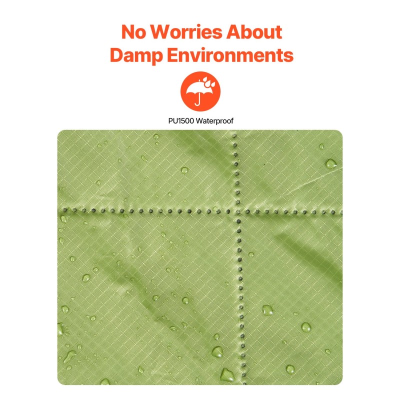 Retkeilyviltti polyesterifleece 330GSM koko 2,08 m x 1,4 m PU1500 ulkoiluun