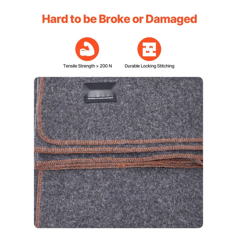 Villahuopa villasekoite 1,62 m x 2,23 m leirikäyttöön V-0