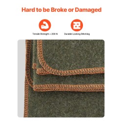 Villasekoitteinen retkihuopa 80% villaa 1,62 x 2,23 m retkeilyyn